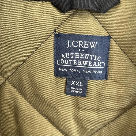 J.Crew‎ Quilted Vest Navy Sz XXL - Picture 5 of 5